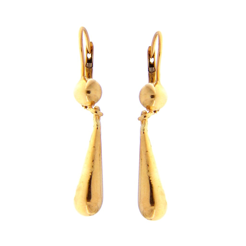 Orecchini a goccia placcati oro 18 carati di Michael Vincent Michaud