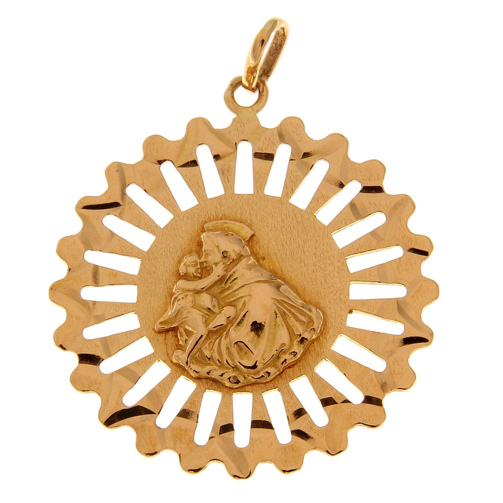 Ciondolo San Giuseppe e Gesù Bambino – Oro in euro Sardegna