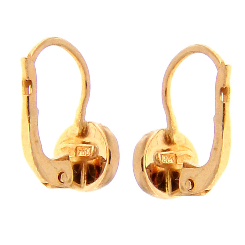 Orecchini a Monachella Pietra Rossa