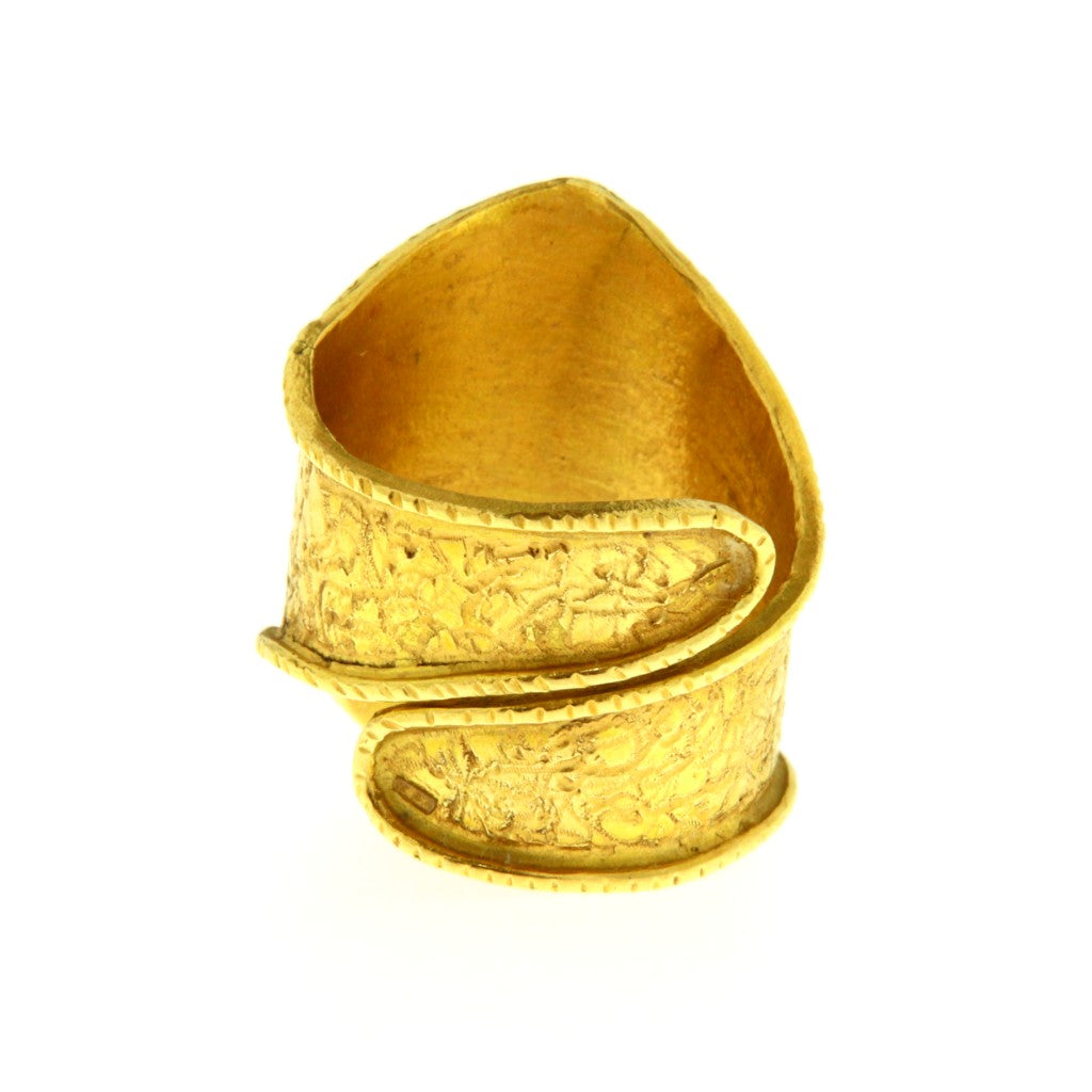 Anello Pietra Ovale Verde