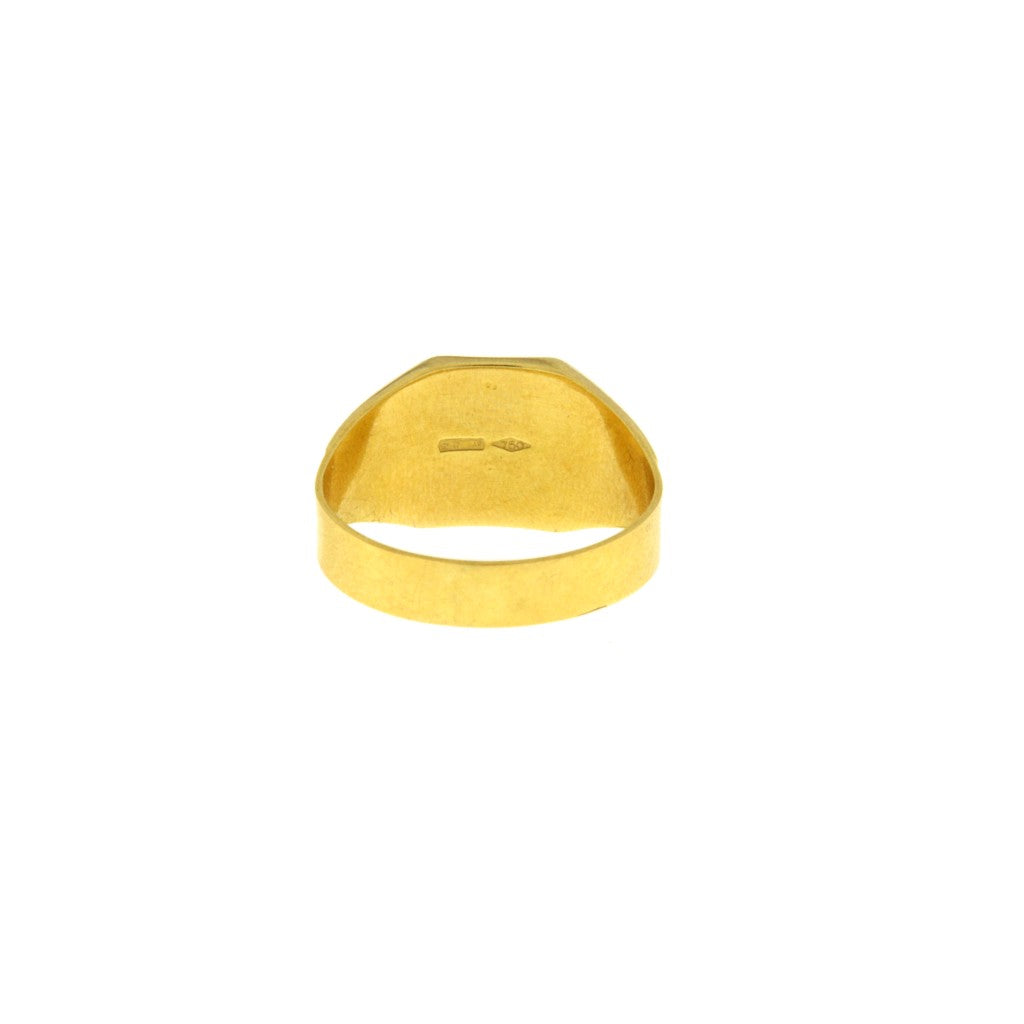 Anello Sigillo con Pietrina Rossa