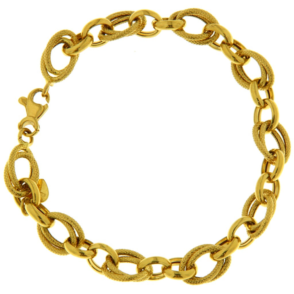 Bracciale Alternata Ovali e Rolò