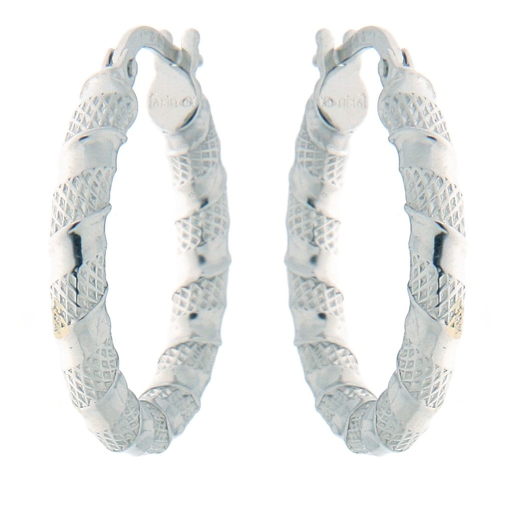 Orecchini a Cerchio Torchon