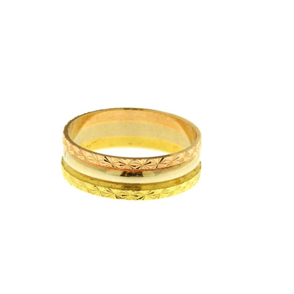 Anello Fedina Lavorata con Stelle