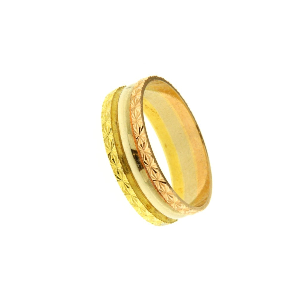 Anello Fedina Lavorata con Stelle