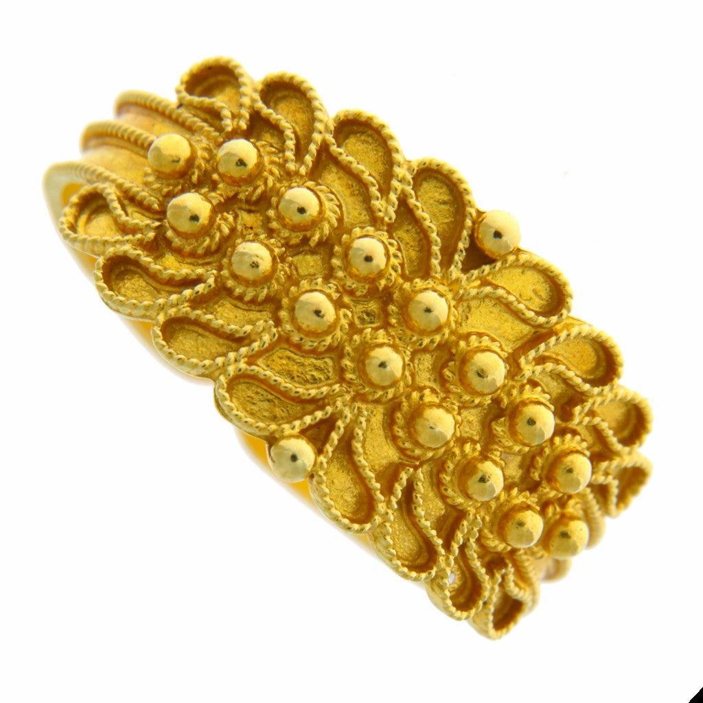Anello Fede Sarda Campidanese a 2 File