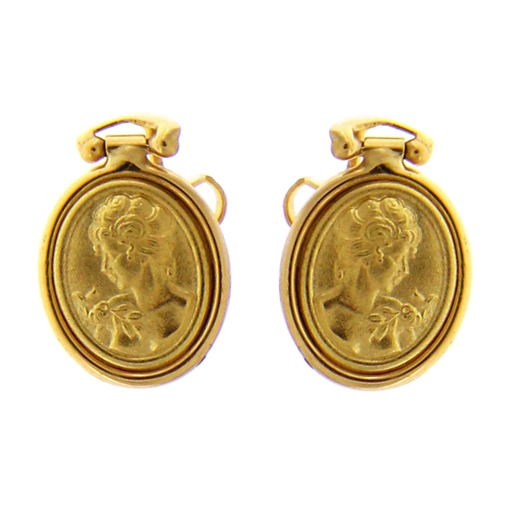 Orecchini Cameo Dorato