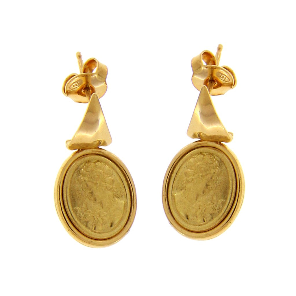 Orecchini Cameo Dorato
