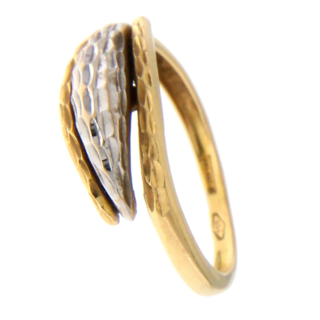 Anello Contrariè Due Ori