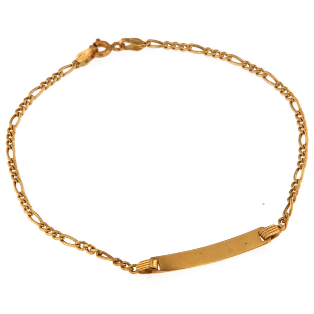 Bracciale Alternata con Targhetta