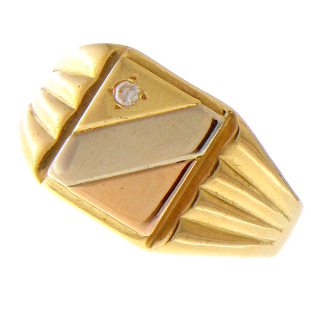 Anello Sigillo Tre Ori