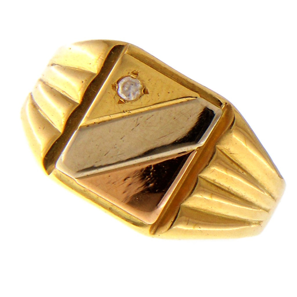 Anello Sigillo Tre Ori