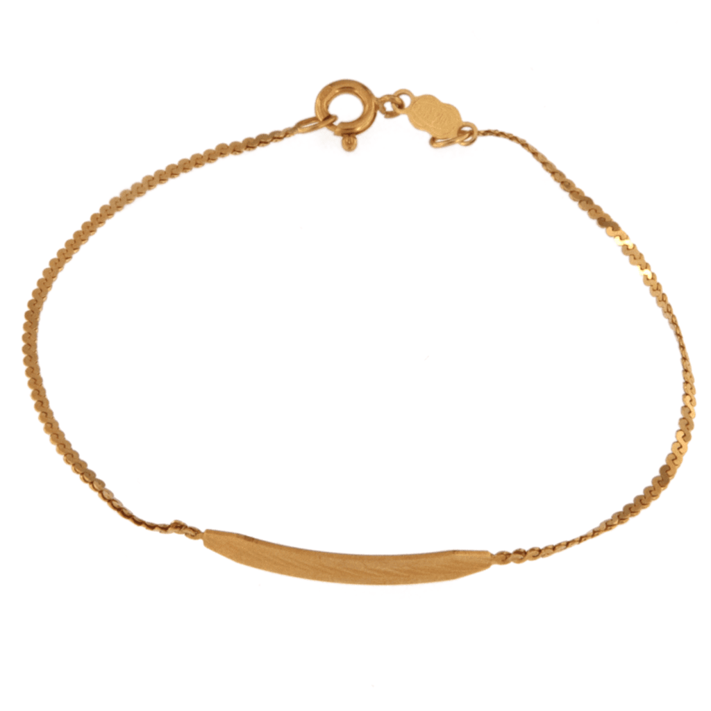 Bracciale Serpentina con Targhetta