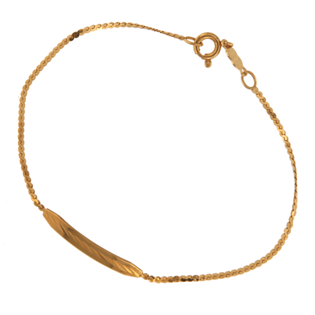 Bracciale Serpentina con Targhetta