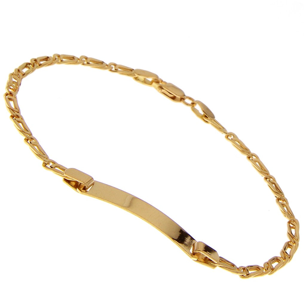 Bracciale Occhio di Pernice con Targhetta