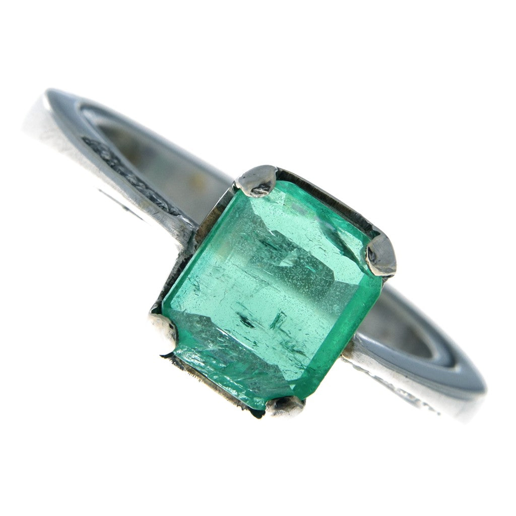 Anello con Smeraldo e Diamanti (articolo non in saldo)