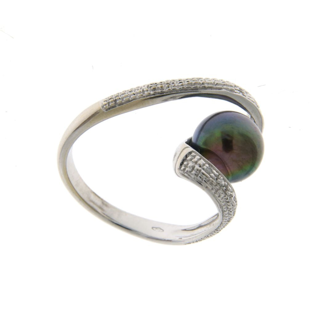 Anello Perla nera