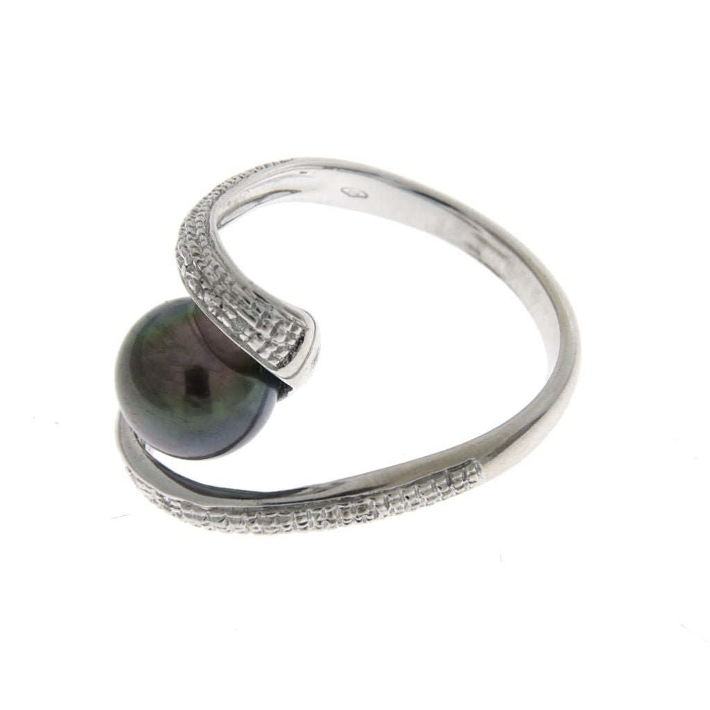 Anello Perla nera