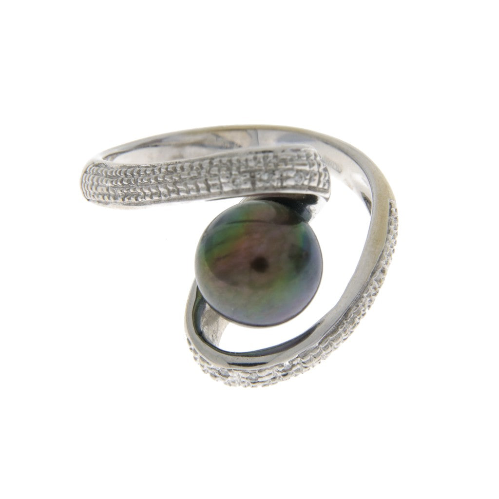 Anello Perla nera