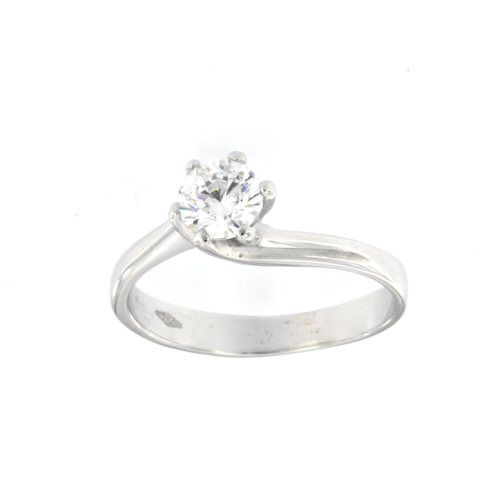 Anello Solitario Zircone