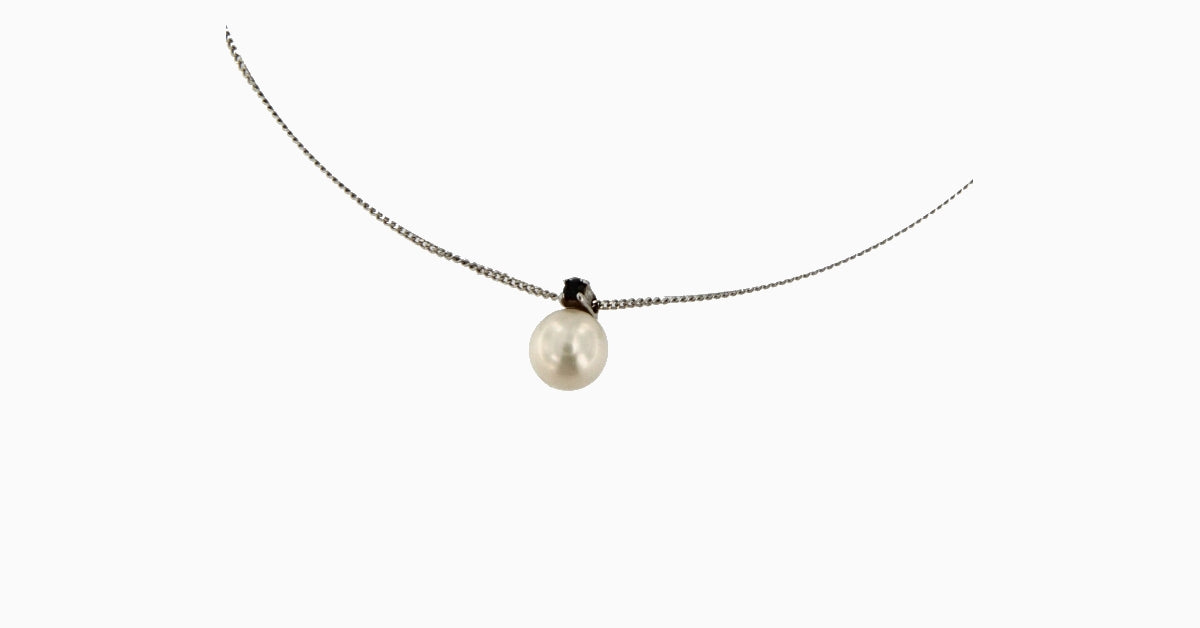 Collana Perla e Zaffiro