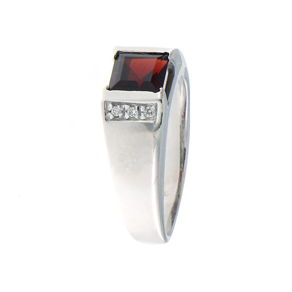 Anello Sigillo Pietra Rossa
