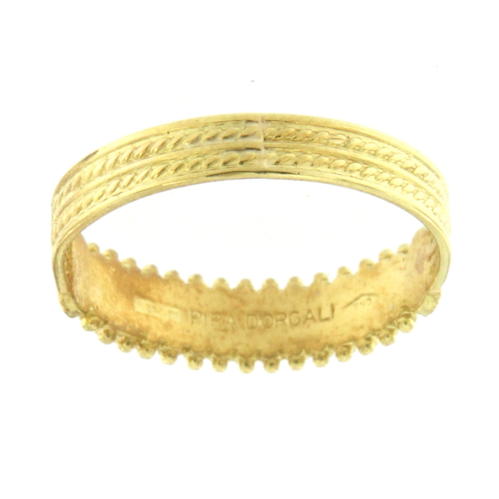 Anello Fede Sarda Nuorese 1 Fila