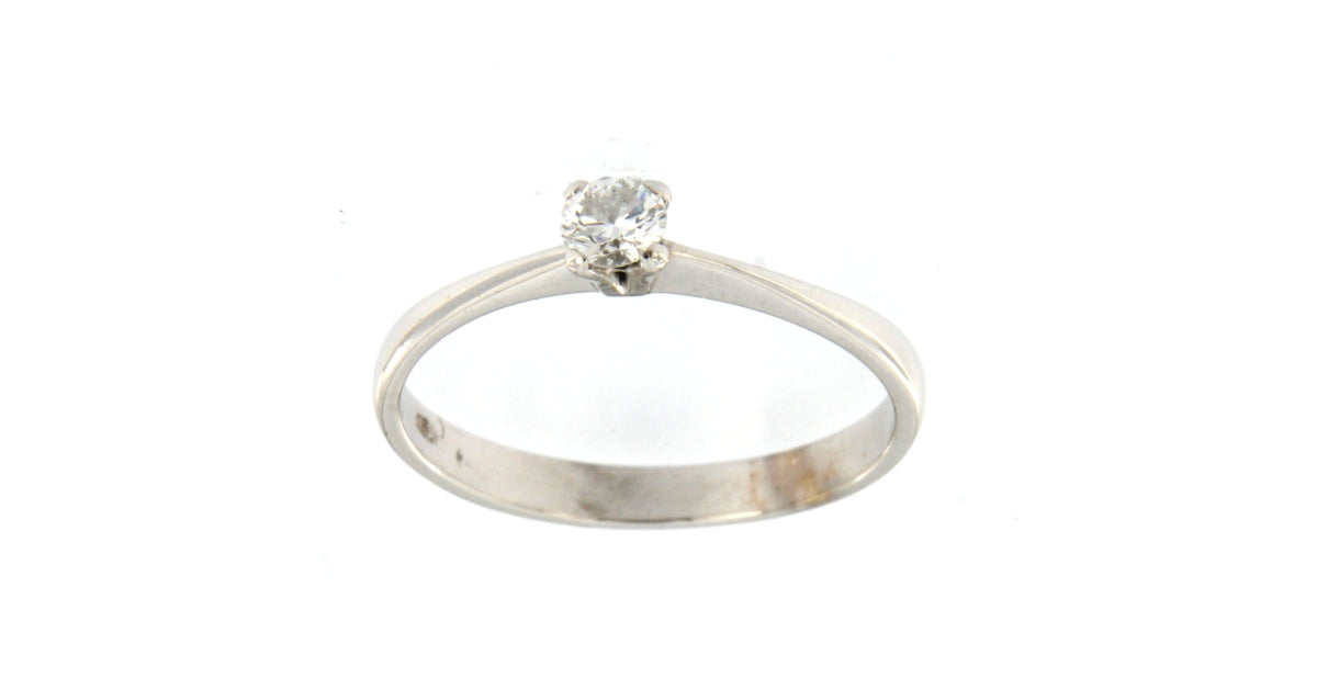 Anello Solitario con Diamante da 0,2 CT