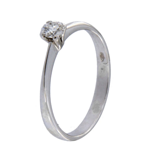 Anello Solitario con Diamante da 0,2 CT