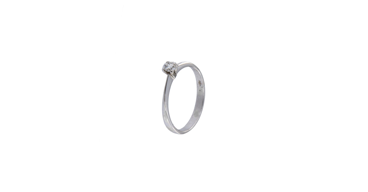 Anello Solitario con Diamante da 0,2 CT
