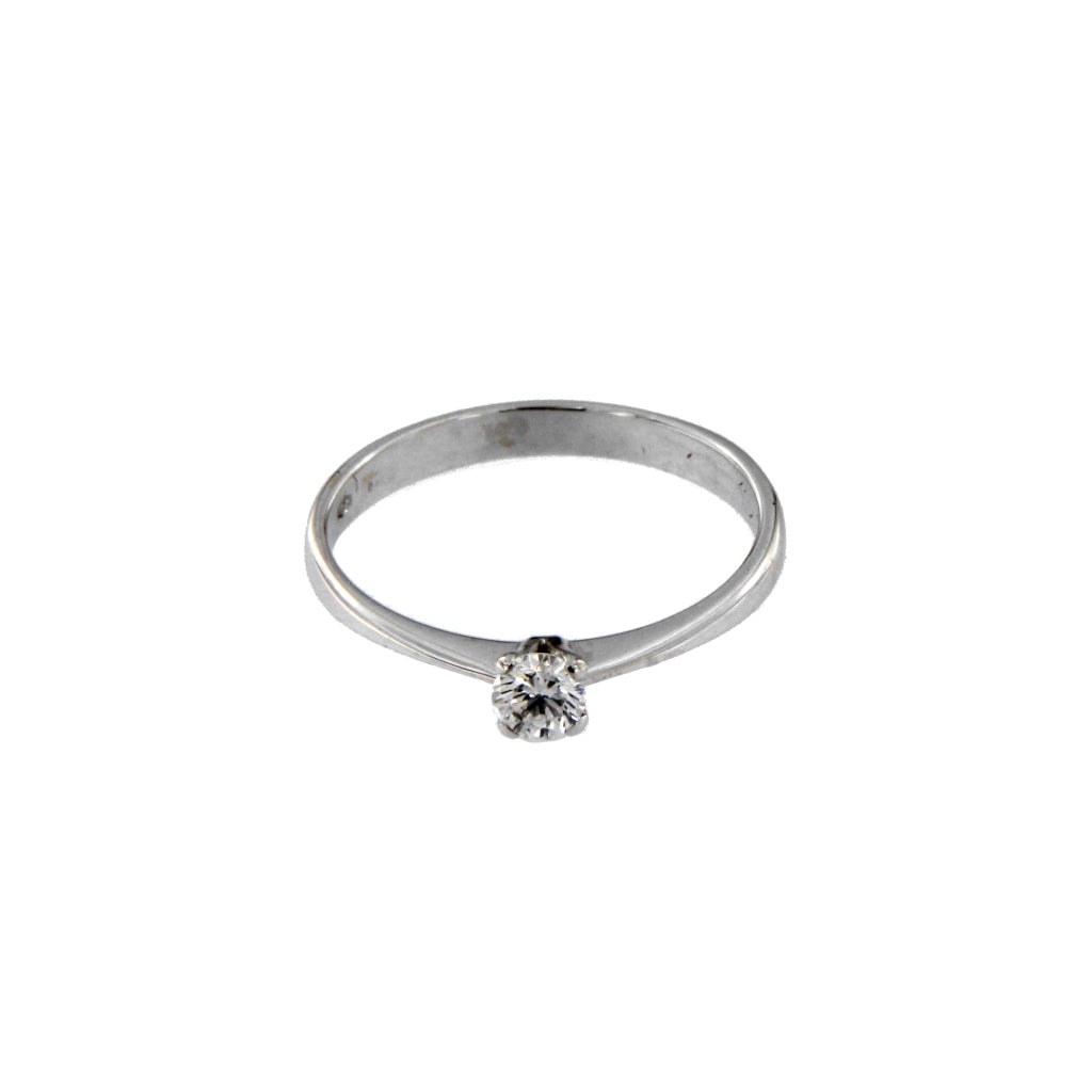 Anello Solitario con Diamante da 0,2 CT
