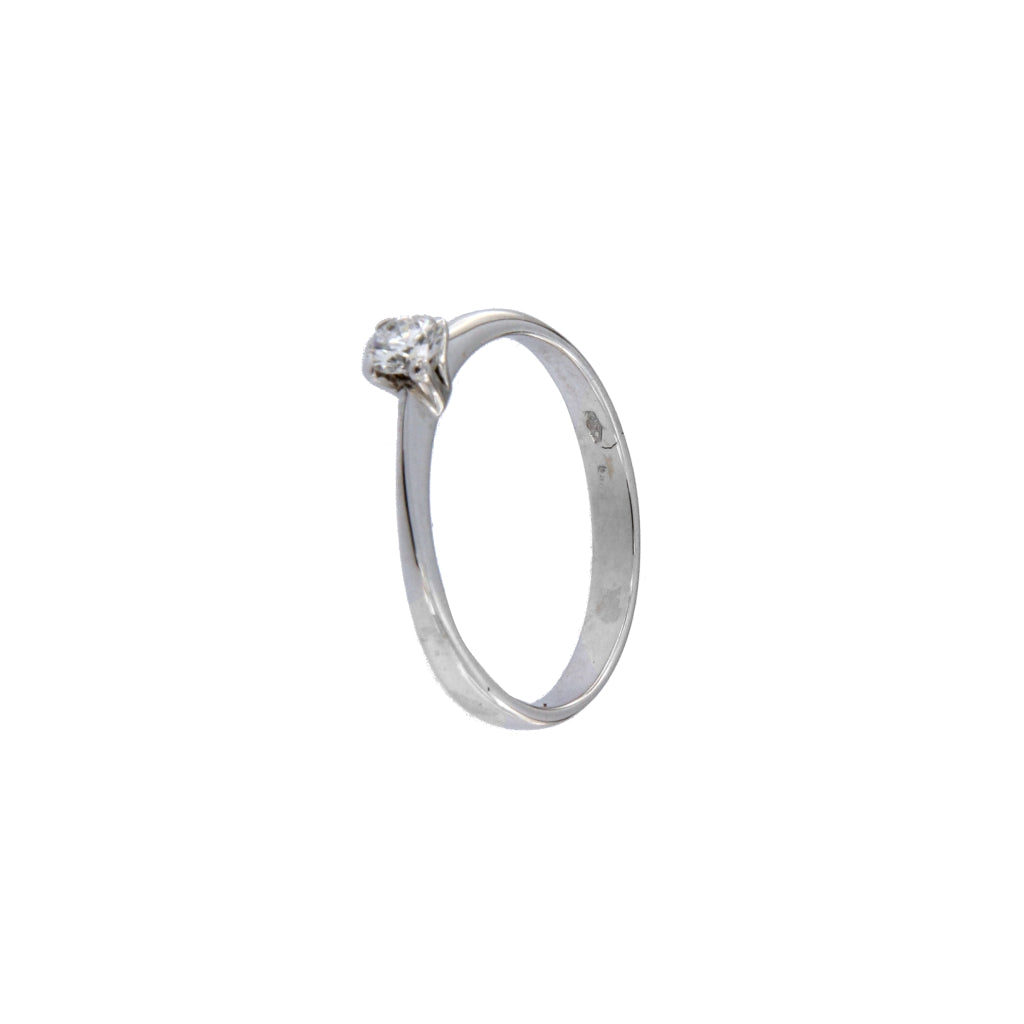 Anello Solitario con Diamante da 0,2 CT