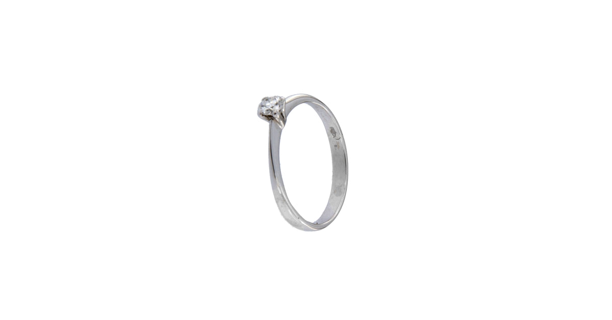 Anello Solitario con Diamante da 0,2 CT