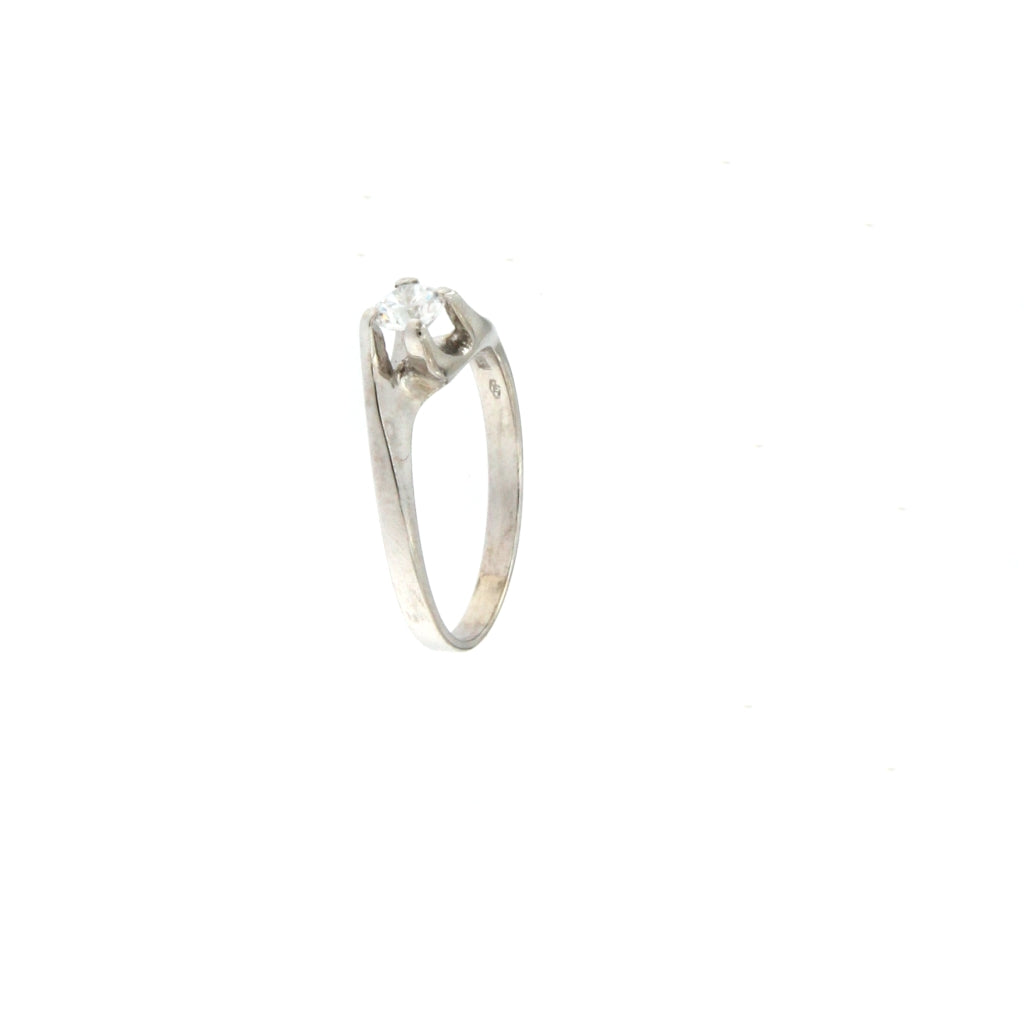 Anello Solitario Zircone