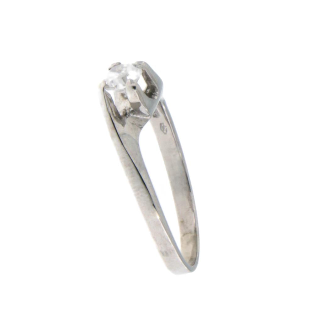 Anello Solitario Zircone