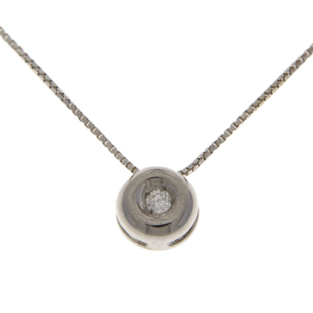 Miluna Collana Punto Luce da 0,10 ct