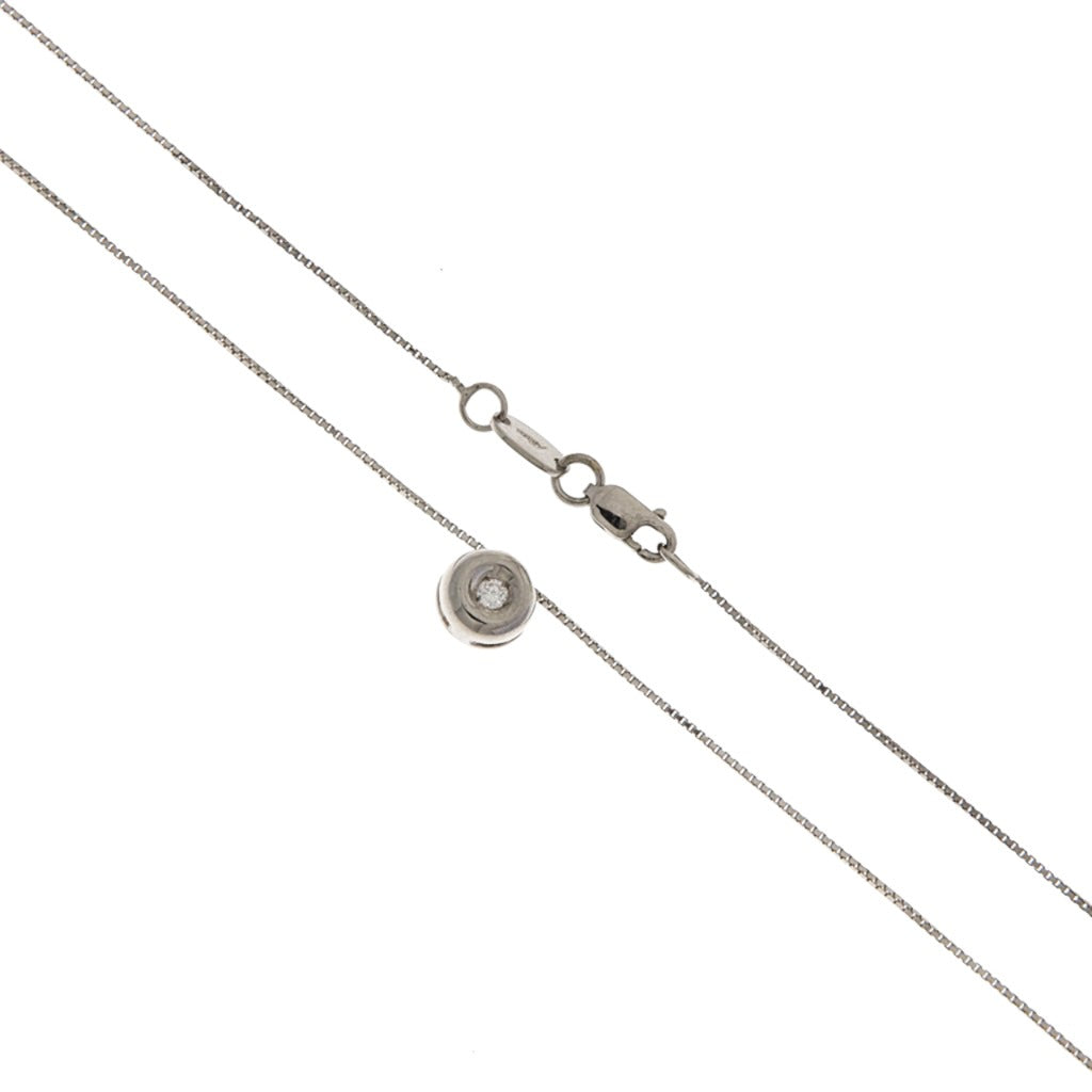 Miluna Collana Punto Luce da 0,10 ct