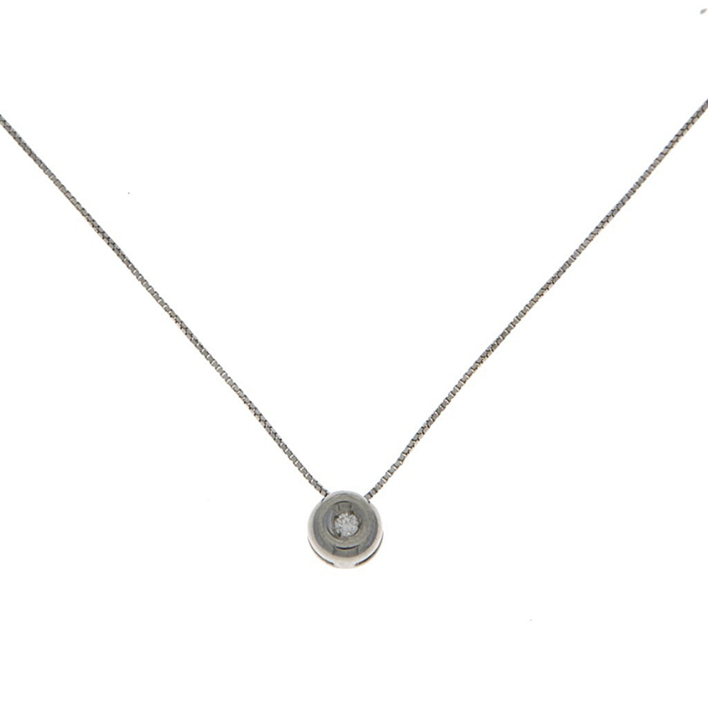 Miluna Collana Punto Luce da 0,10 ct
