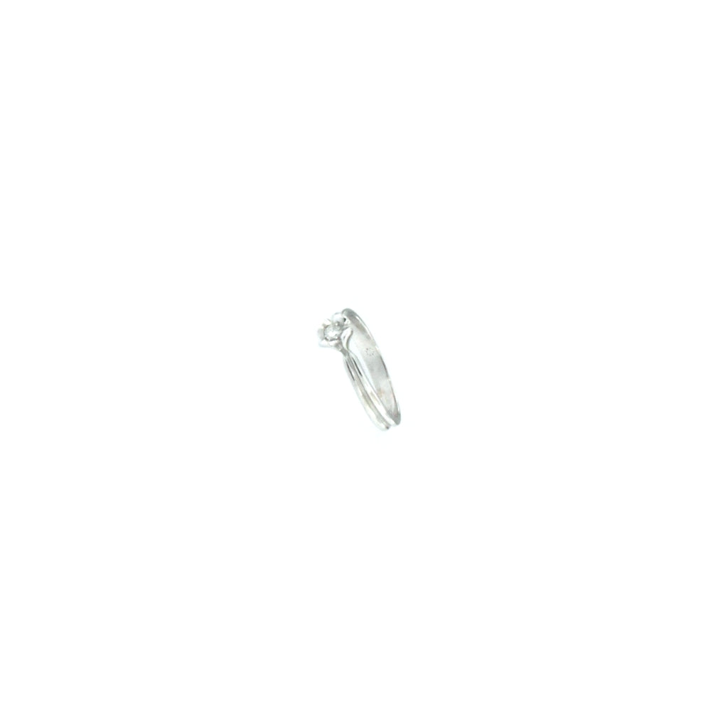 Comete Anello Solitario a Fiore