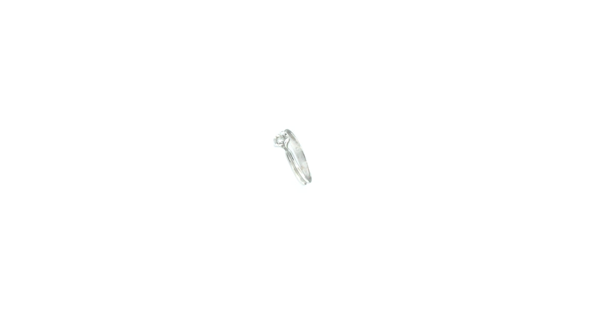 Comete Anello Solitario a Fiore