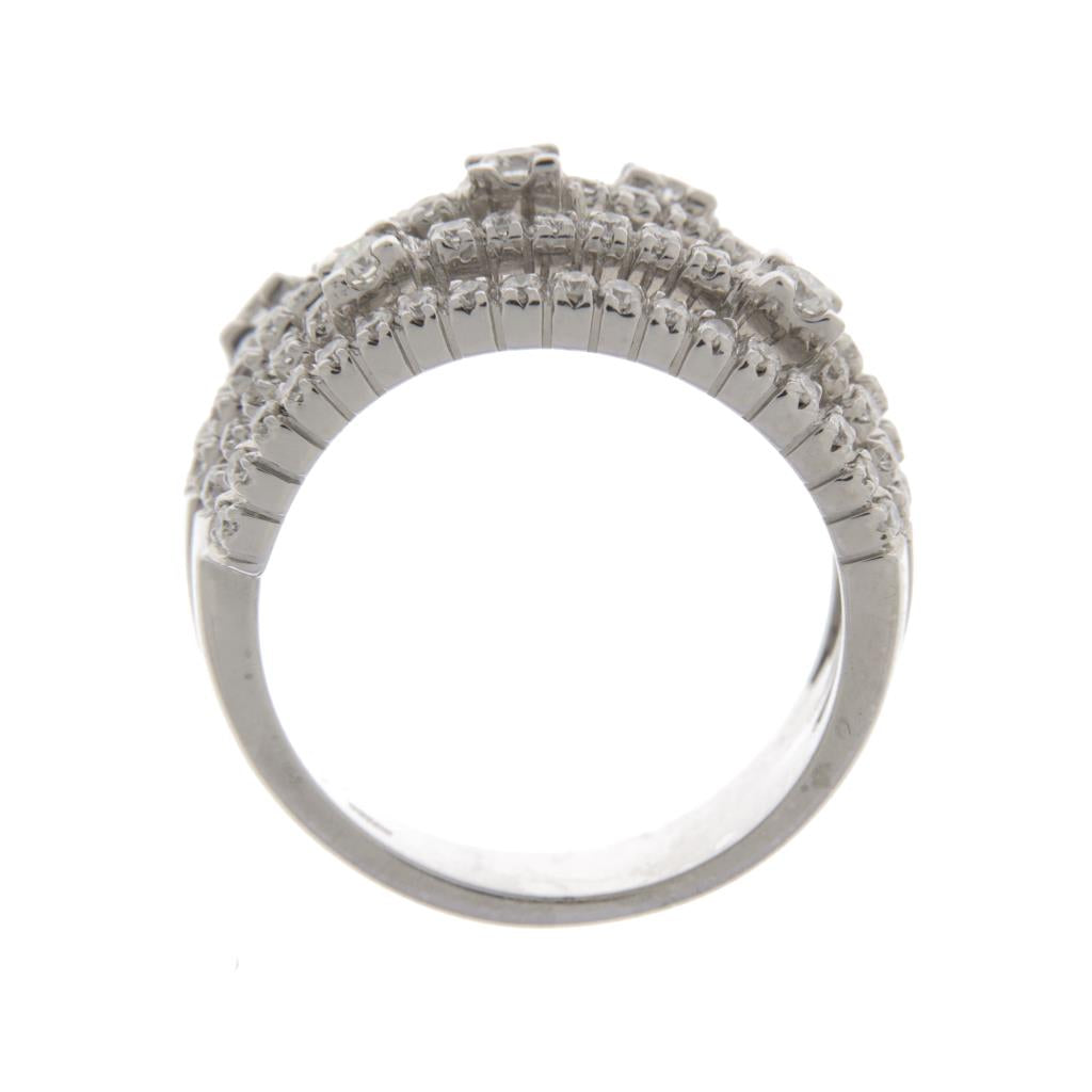 Anello Spirale con Diamanti e Stelle di Diamanti (articolo non in saldo)
