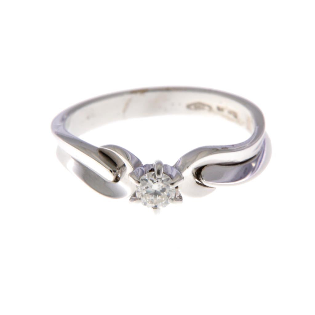 Anello Solitario da 0,2 CT
