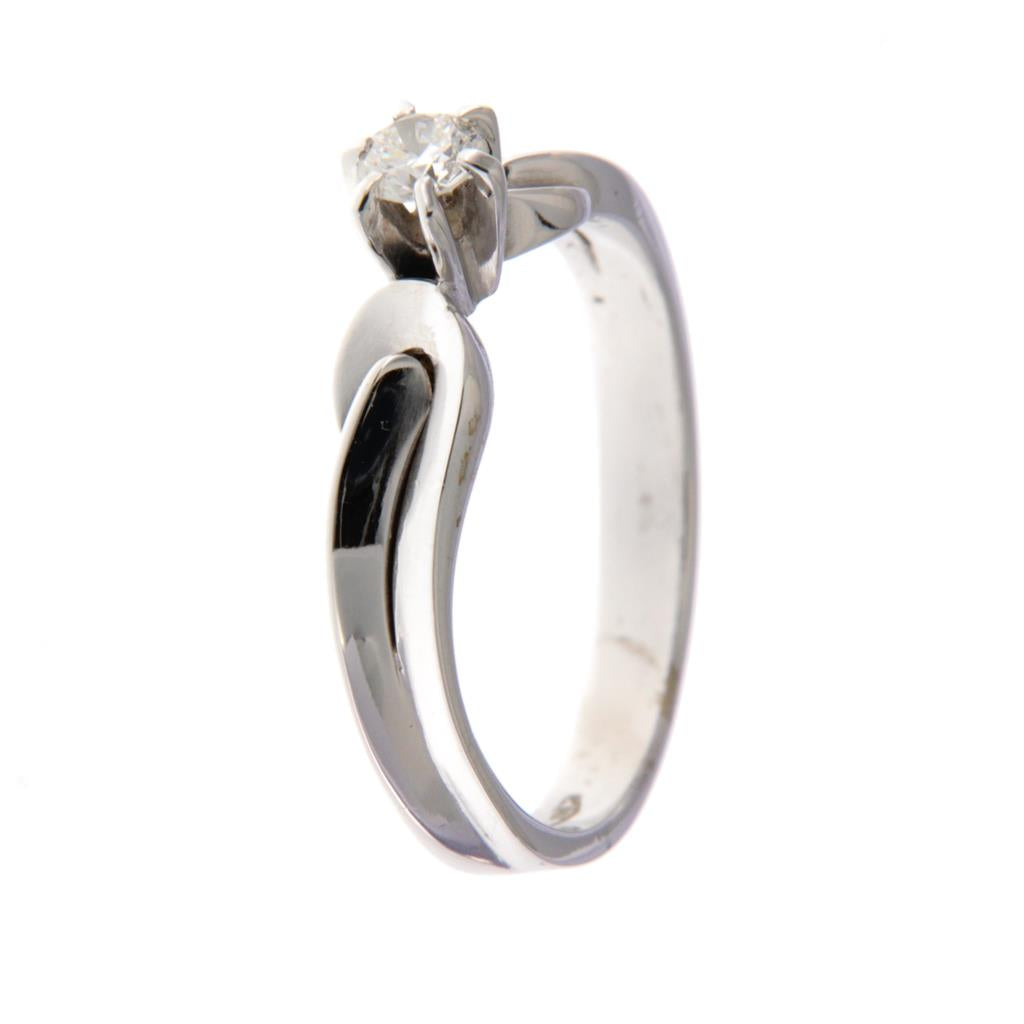 Anello Solitario da 0,2 CT