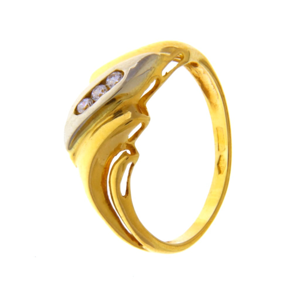 Anello Fantasia con zirconi