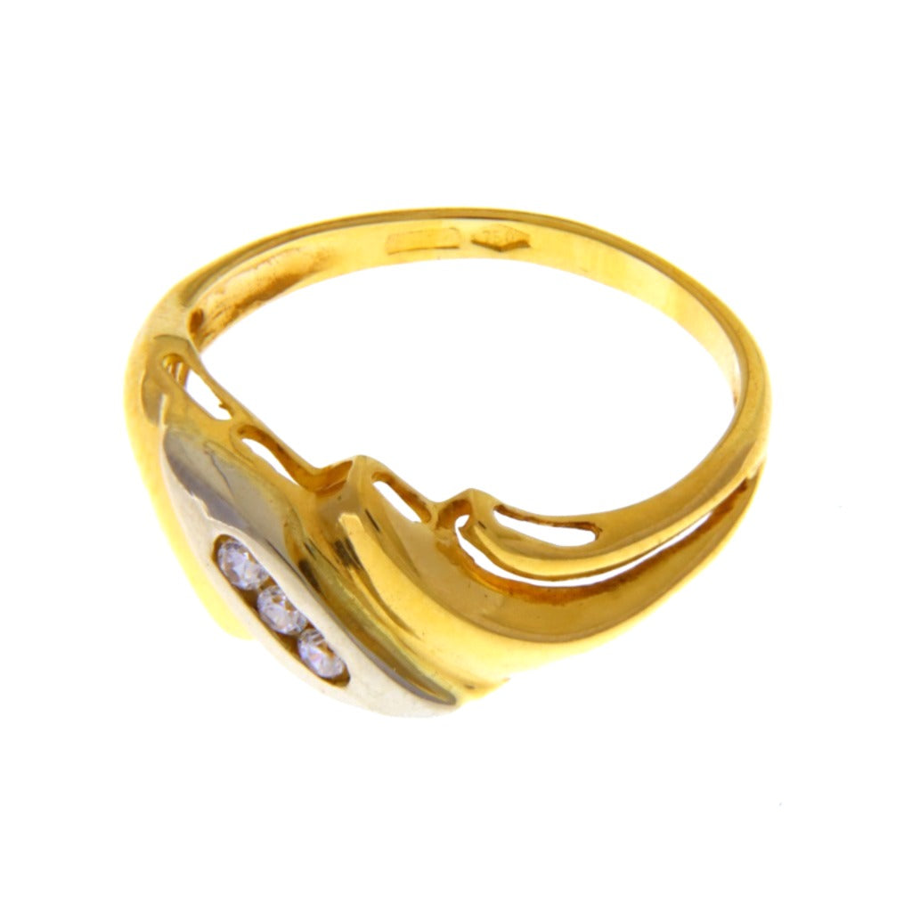 Anello Fantasia con zirconi
