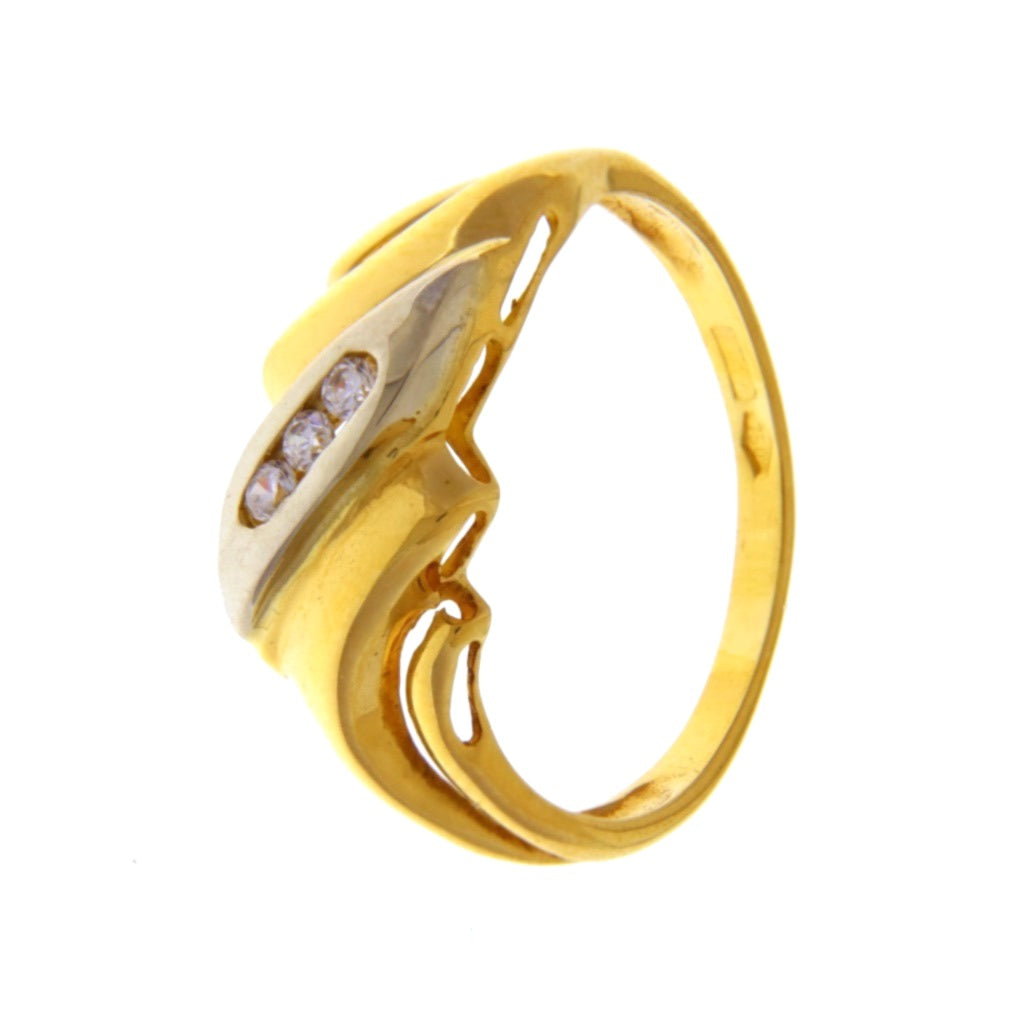 Anello Fantasia con zirconi