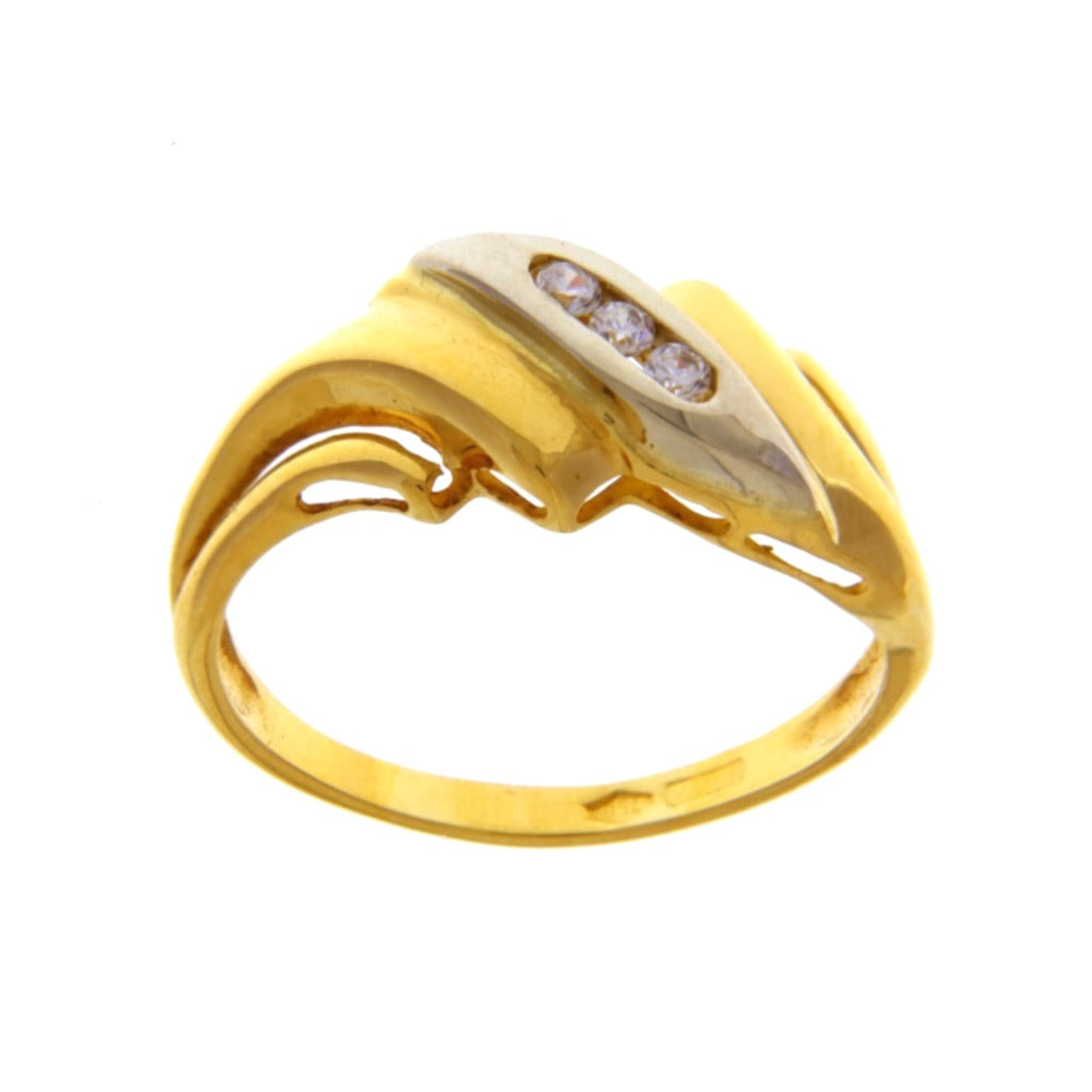 Anello Fantasia con zirconi