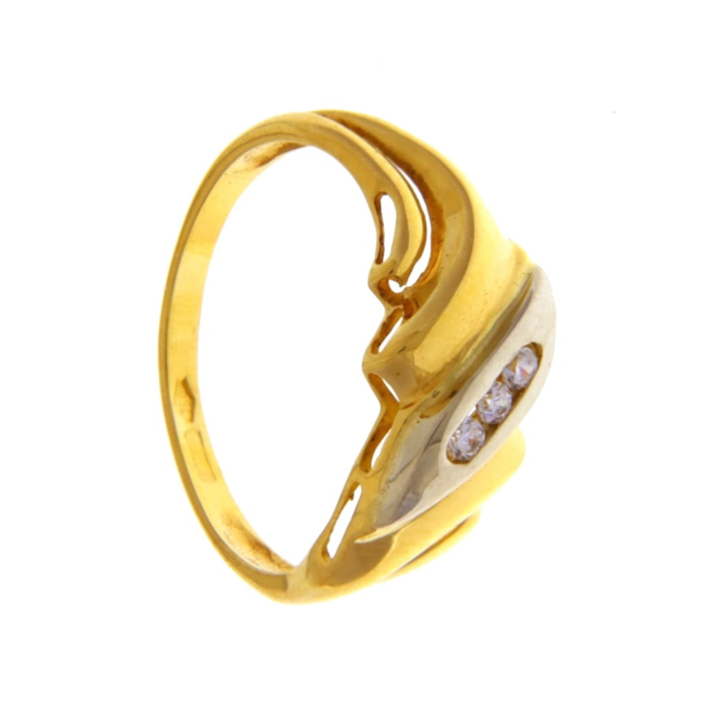 Anello Fantasia con zirconi