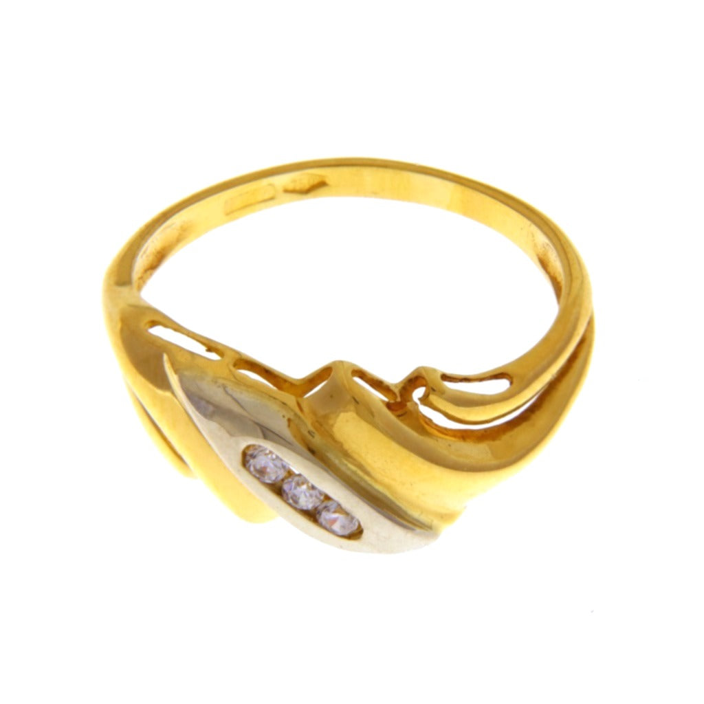 Anello Fantasia con zirconi