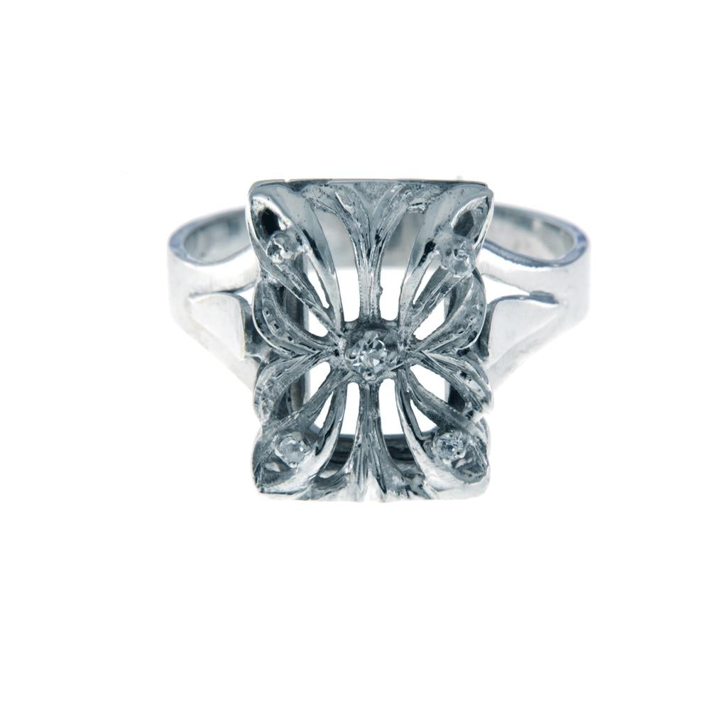 Anello Rettangolo Vintage